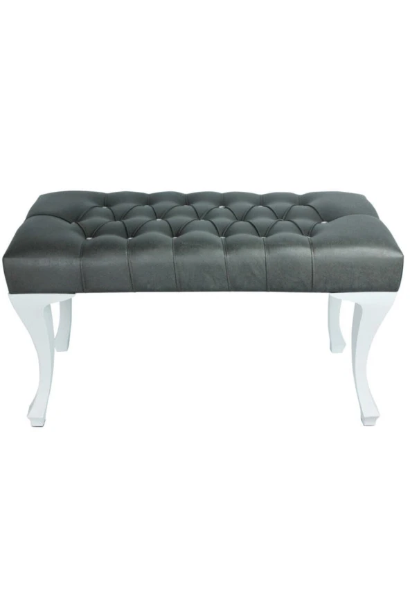 ÜNÜVAR KONSEPT Puf Bench - Antrasit Gri 01 - Resim 3