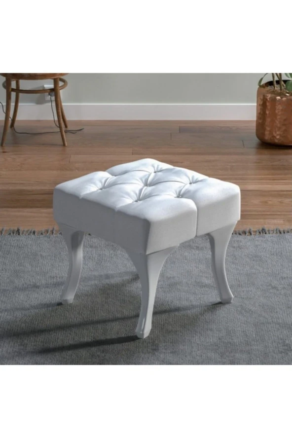 ÜNÜVAR KONSEPT Puf Bench - Beyaz ürün görseli 1