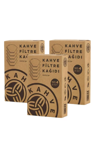 Kahve Dünyası Kahve Filtre Kağıdı 80 Adet x 3 Adet ürün görseli 1
