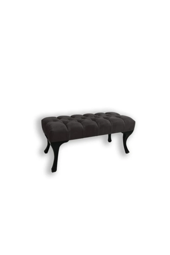 ÜNÜVAR KONSEPT Puf Bench Füme - Siyah Ayak ürün görseli 1