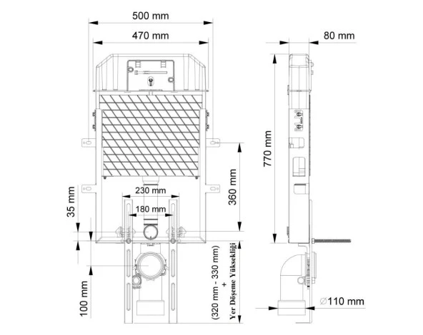 SLIM 80 GOMME REZERVUAR - Resim 2