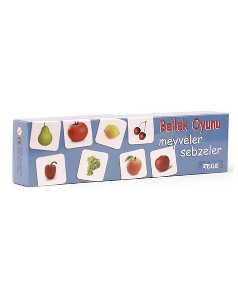 Meyveler ve Sebzeler Bellek Oyunu Rege ürün görseli 1