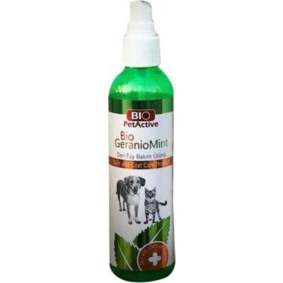 Biopetactive Bio Geraniomint 100 ml Skt:07/2027   Kedi Köpek Tüy bakım ürünü ürün görseli 1