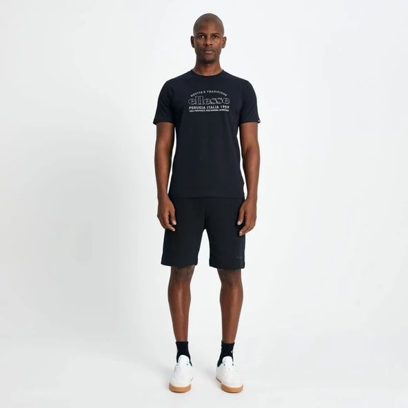 Ellesse Erkek Tişört Siyah EM181-BK - Resim 4