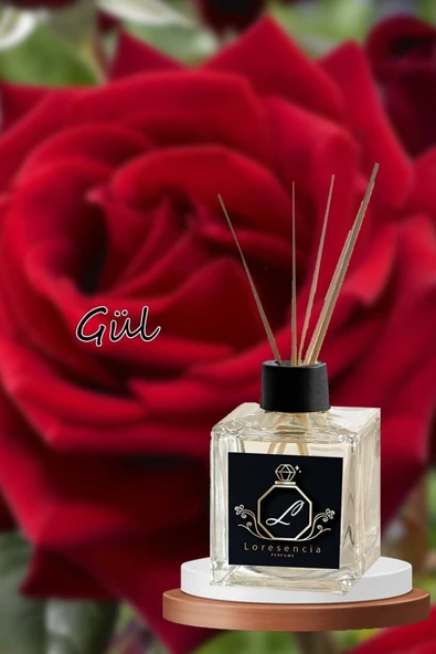 Gül Bambu Çubuklu Oda Ortam Kokusu 50ml ürün görseli 1
