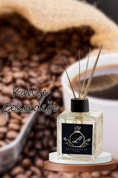 Kahve Aroması Bambu Çubuklu Oda Ortam Kokusu 50ml ürün görseli 1