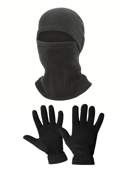 Polar Unisex Kar Maskesi Polar Eldiven Set ürün görseli 1