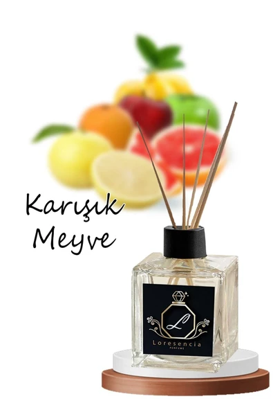 Karışık Meyve Bambu Çubuklu Oda Ortam Kokusu 50ml ürün görseli 1