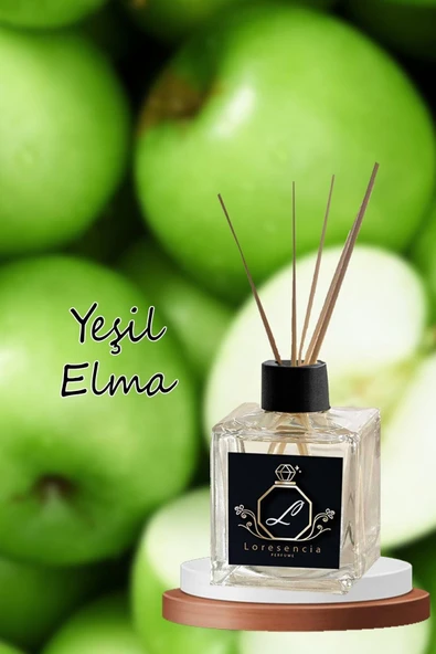 Yeşil Elma Bambu Çubuklu Oda Ortam Kokusu 50ml ürün görseli 1