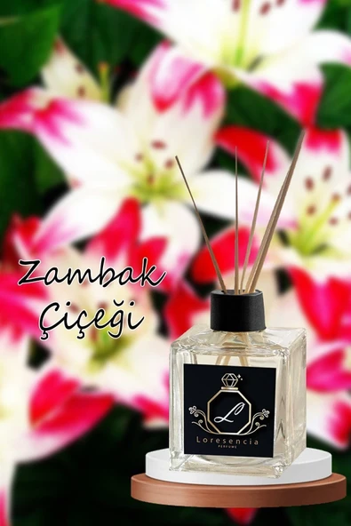 Zambak Bambu Çubuklu Oda Ortam Kokusu 50ml ürün görseli 1