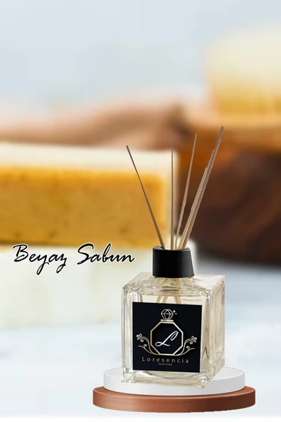 Doğal Beyaz Sabun Çubuklu Oda Ortam Kokusu 50ml ürün görseli 1