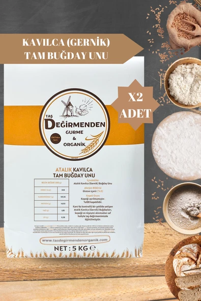 Kavılca Gernik Tam Buğday Unu - 10 Kilo - Resim 2