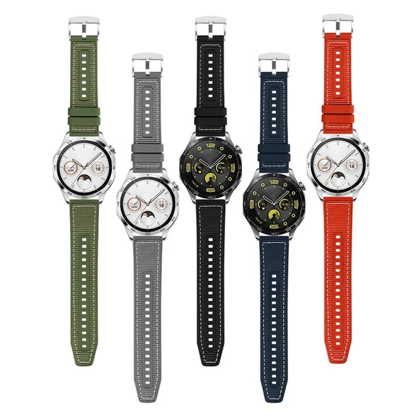Gear S3 KRD-102 22mm Silikon Kordon - Resim 12