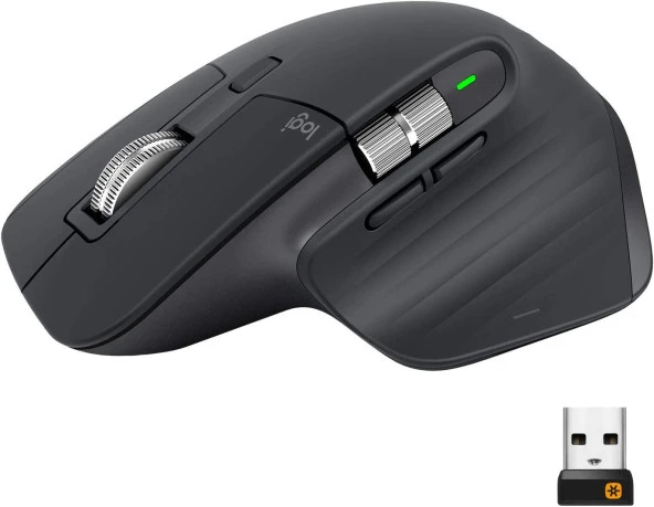 Logitech MX Master 3S - Siyah - Resim 9