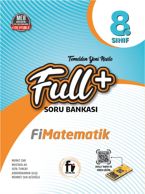 Fi Yayınları 8.Sınıf Matematik Full Soru Bankası ürün görseli 1