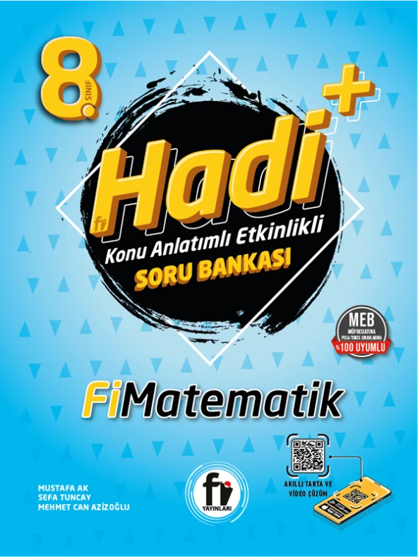 Fi Yayınları 8. Sınıf Hadi Matematik Konu Anlatımlı Etkinlikli Soru Bankası ürün görseli 1