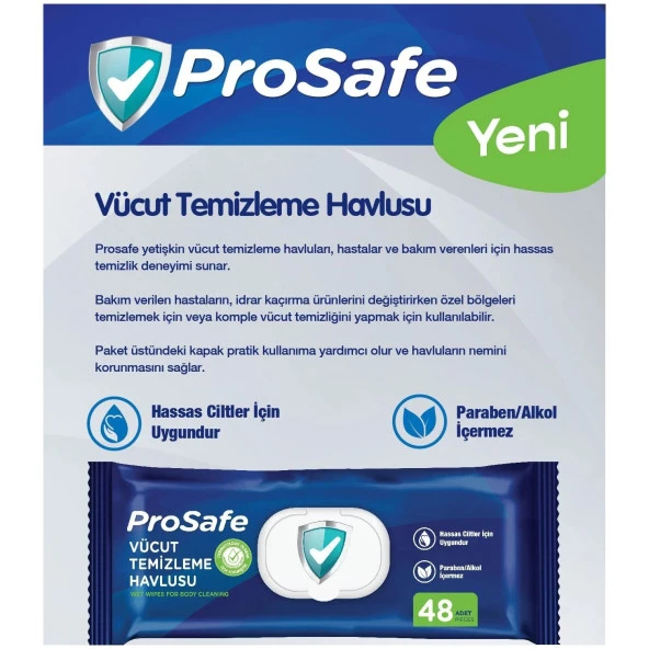 Prosafe Vücut Temizleme Havlusu 48x6 288 Yaprak ürün görseli 1