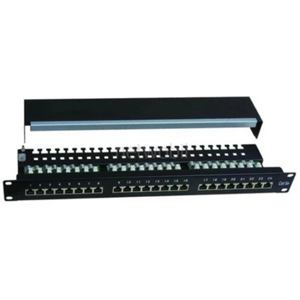 HCS P00-02450-1U 24 Port Patch Panel Bos ürün görseli 1