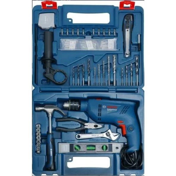 Bosch Gsb 600 Darbeli Matkap + 100 Parça Aksesuar ürün görseli 1