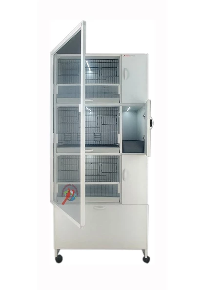 İSTANBUL KAFES MODEL 03DY PVC KUŞ DOLABI (KURULU ) ürün görseli 1