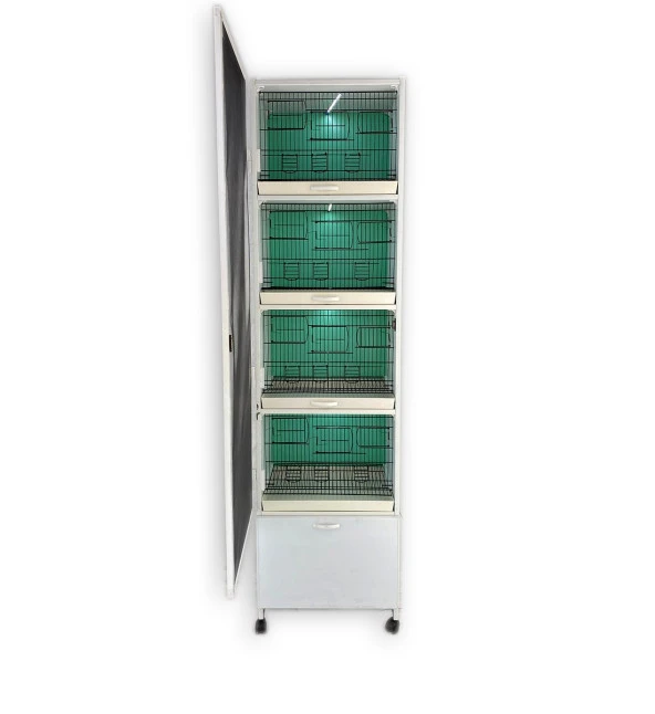 İSTANBUL KAFES MODEL 01D DOLAP - PVC KUŞ DOLABI (KURULU GÖNDERİM) ürün görseli 1