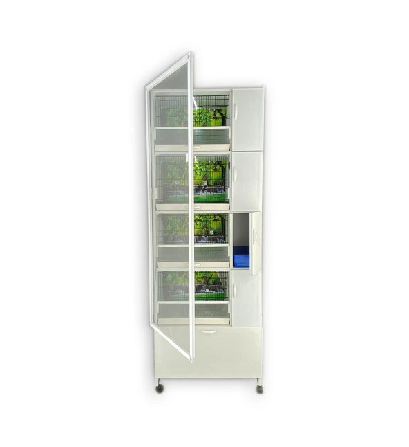 İSTANBUL KAFES MODEL 01DY PVC KUŞ DOLABI (KURULU GÖNDERİM) ürün görseli 1