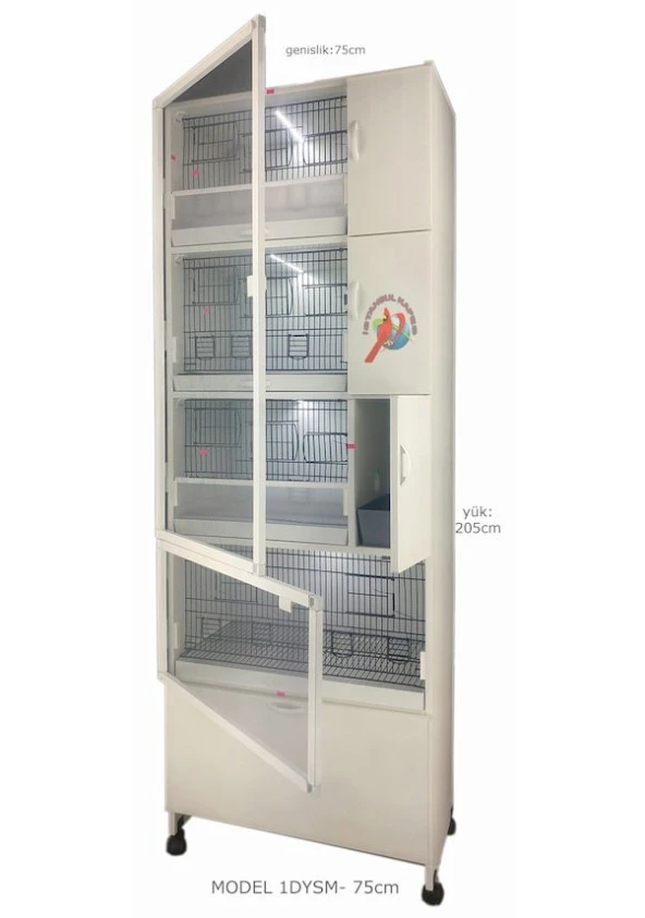 İSTANBUL KAFES MODEL 01DYS PVC KUŞ DOLABI (KURULU GÖNDERİM) ürün görseli 1