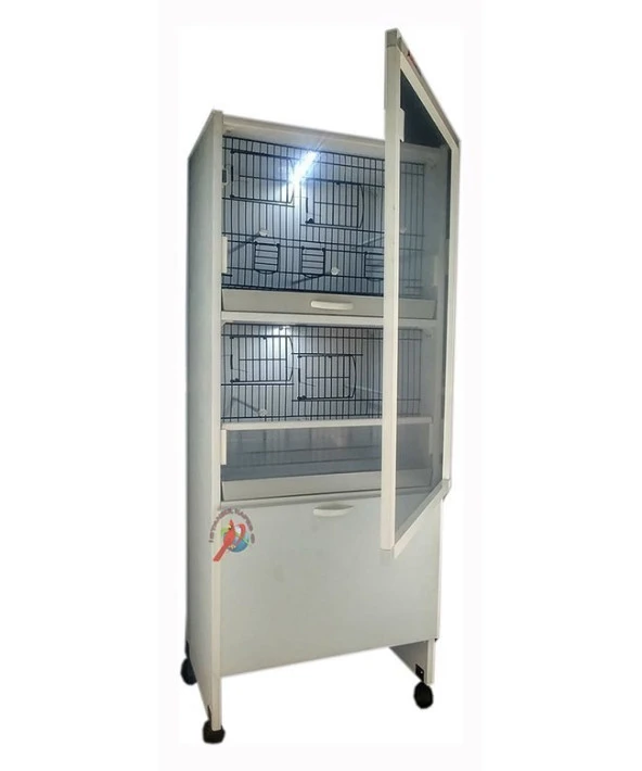 İSTANBUL KAFES MODEL 02D PVC KUŞ DOLABI (KURULU GÖNDERİM) ürün görseli 1