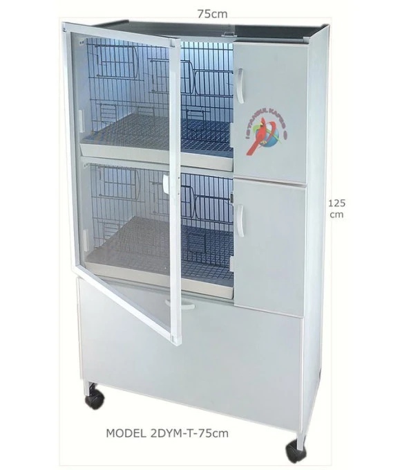 İSTANBUL KAFES MODEL 02DY PVC KUŞ DOLABI (KURULU GÖNDERİM) ürün görseli 1