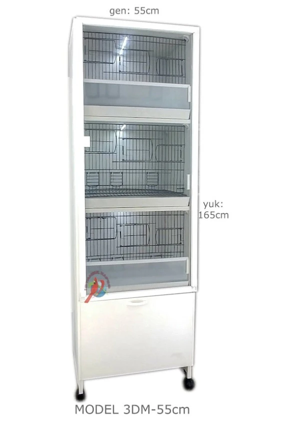 İSTANBUL KAFES MODEL 03D PVC KUŞ DOLABI (KURULU GÖNDERİM) ürün görseli 1