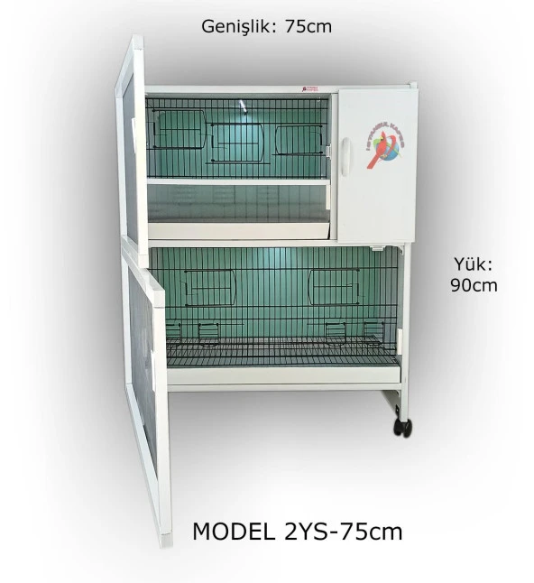 İSTANBUL KAFES MODEL 02YS PVC KUŞ DOLABI (KURULU GÖNDERİM) ürün görseli 1