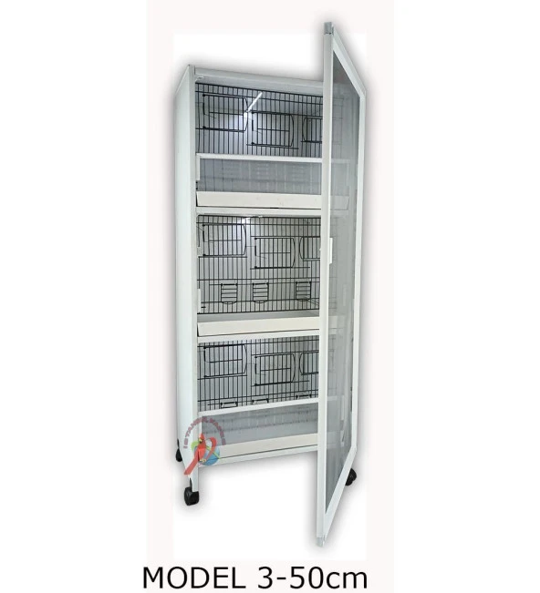 İSTANBUL KAFES MODEL 03 PVC KUŞ DOLABI (KURULU GÖNDERİM) ürün görseli 1