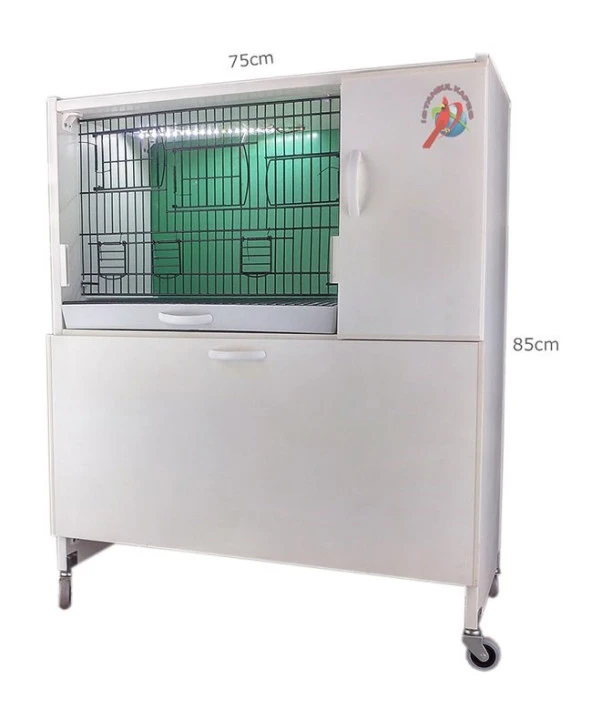 İSTANBUL KAFES MODEL 07DY PVC KUŞ DOLABI -  (KURULU GÖNDERİM) ürün görseli 1