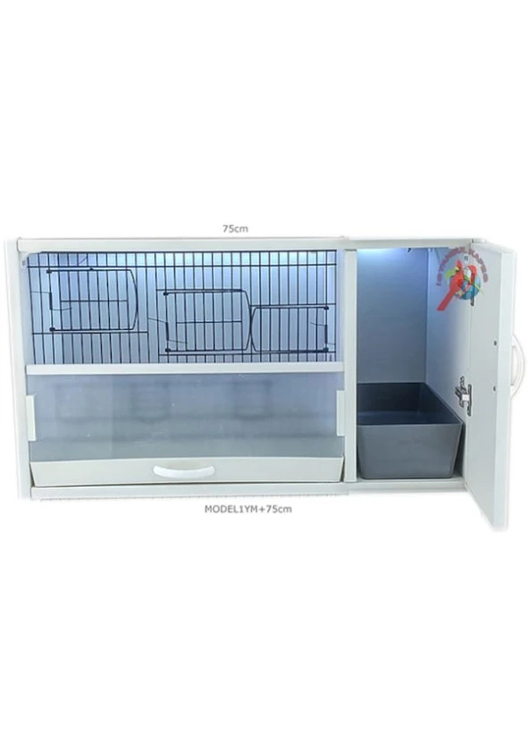 İSTANBUL KAFES MODEL 07Y PVC KUŞ DOLABI - TEK Lİ (KURULU GÖNDERİM) ürün görseli 1