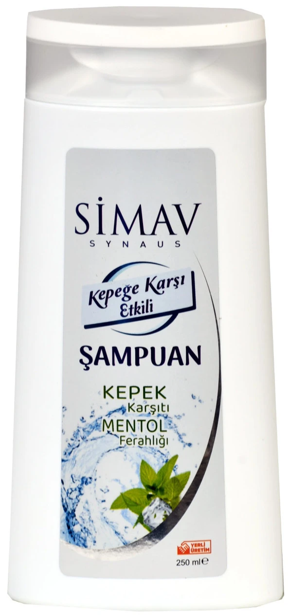 Simav Synaus Termal Sulu Kepeğe Karşı Etkili Mentollü Şampuan - 250 ml ürün görseli 1