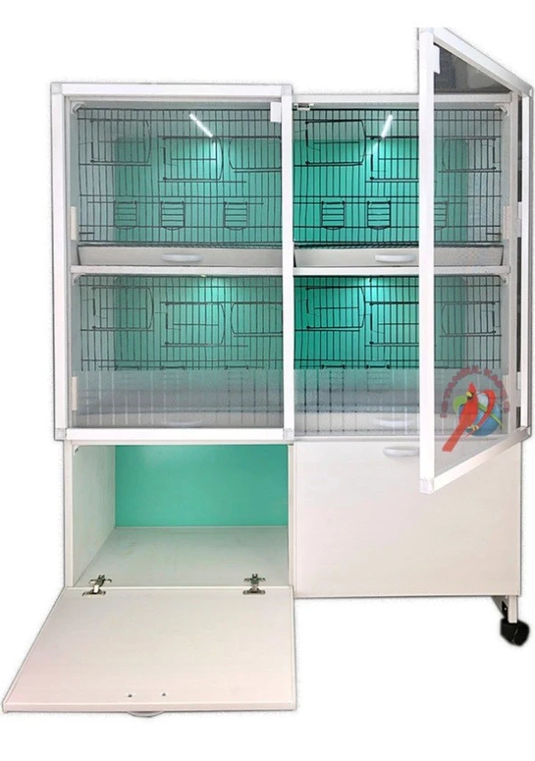 İSTANBUL KAFES MODEL 4D PVC KUŞ DOLABI (KURULU GÖNDERİM) ürün görseli 1