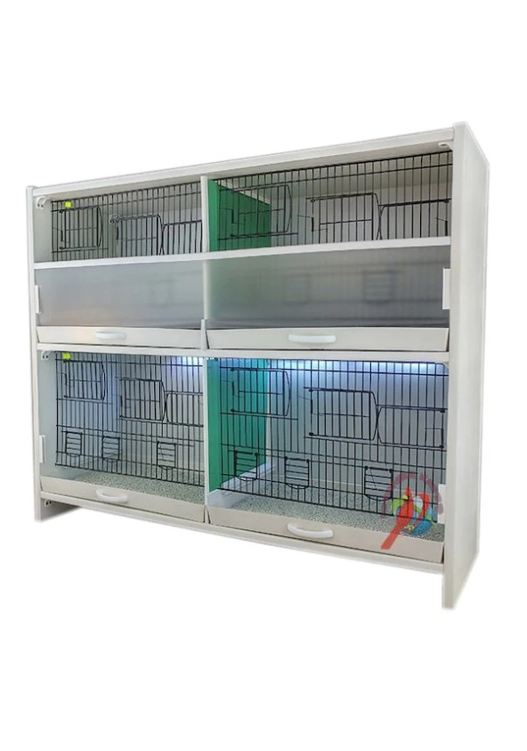 İSTANBUL KAFES MODEL 4 PVC KUŞ DOLABI (KURULU GÖNDERİM) ürün görseli 1
