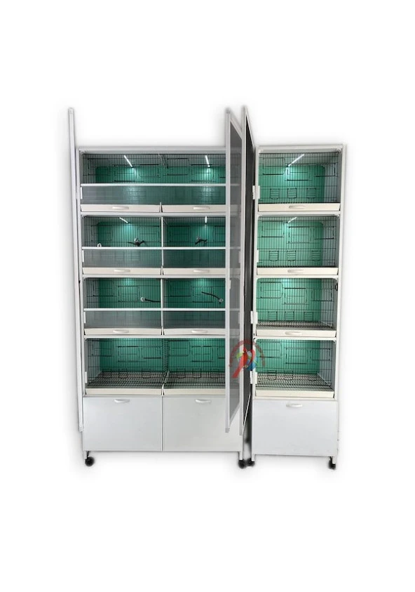 İSTANBUL KAFES MODEL 12D PVC KUŞ DOLABI (KURULU GÖNDERİM) ürün görseli 1