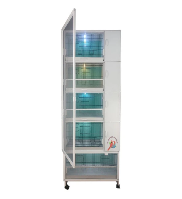 İSTANBUL KAFES MODEL 5YS PVC KUŞ DOLABI (KURULU GÖNDERİM) ürün görseli 1