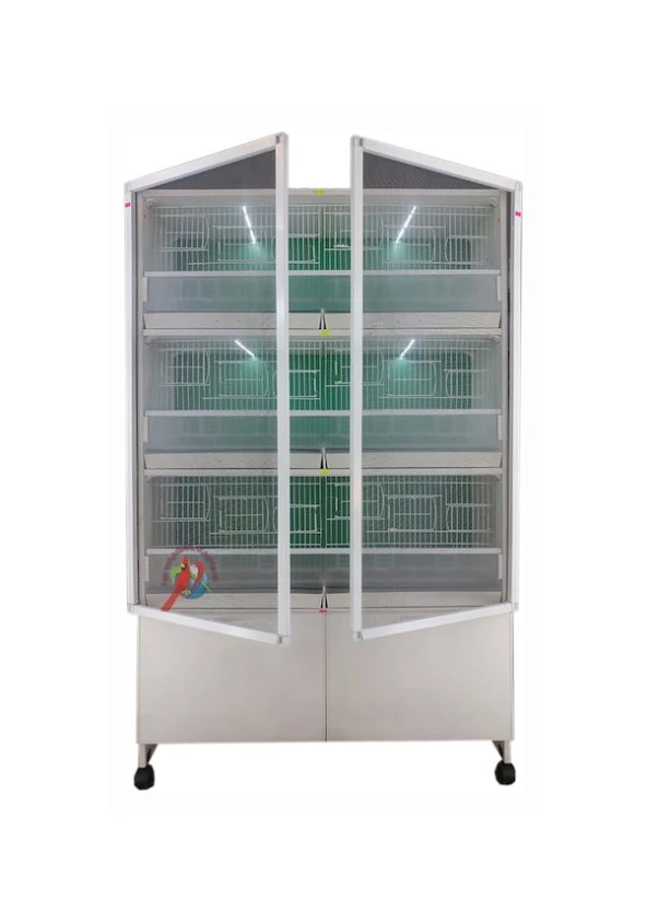 İSTANBUL KAFES MODEL 6D PVC KUŞ DOLABI (KURULU GÖNDERİM) ürün görseli 1