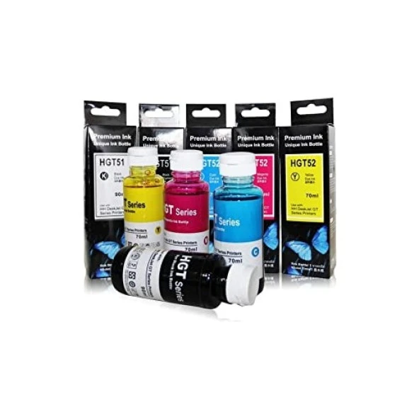 hementoner GT51XL - 52 GT5820/ GT5810/ 415/ 315/ Smart Tank 500-515-530 4 Renk Mürekkep Set ürün görseli 1
