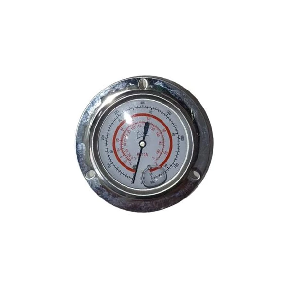 T-Cold TC-250 GFR Alçak Basınç Gliserinli Arkadan Çıkışlı Rakorlu Manometre ürün görseli 1