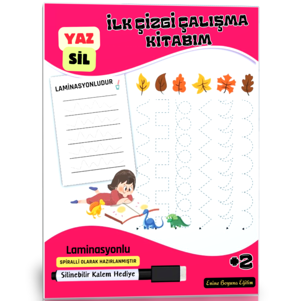 YAZ-SİL İLK Çizgi Çalışma Kitabım ürün görseli 1