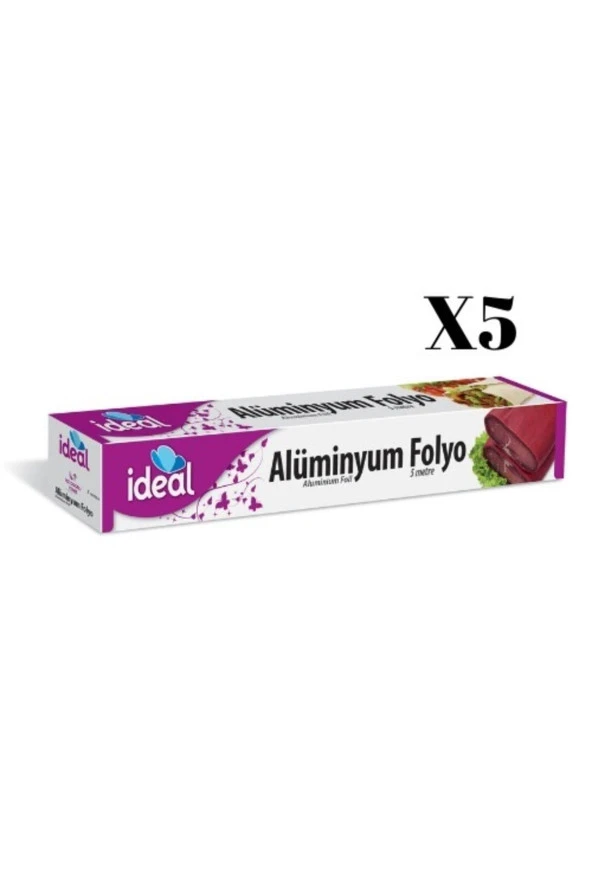 KOROPLAST Ideal Alüminyum Folyo 5 Metre 5 Adet ürün görseli 1