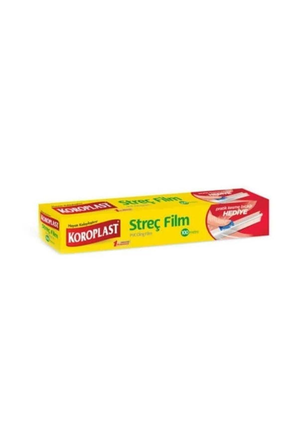 KOROPLAST Streç Film 100 Mt Kesme Bıçağı Hediyeli ürün görseli 1