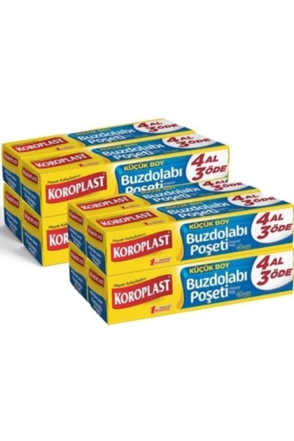 KOROPLAST Buzdolabı Poşeti 4 Al 3 Öde Küçük Boy 160 Lı X 2 Adet ürün görseli 1