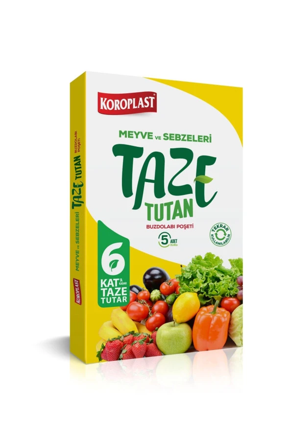 KOROZO Koroplast Taze Tutan Buzdolabı Poşeti ürün görseli 1