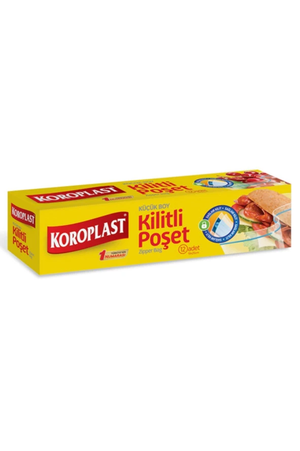 KOROPLAST Koroplast Kilitli Mutfak Torbası Küçük Boy 12 Li ürün görseli 1