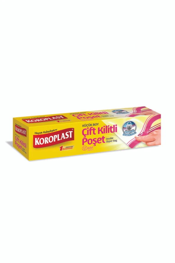 KOROZO Koroplast Çift Kilitli Poşet Küçük Boy ürün görseli 1