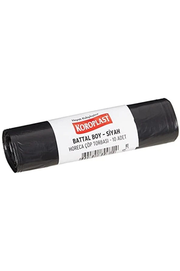 KOROPLAST Horeca Battal Siyah Çöp Torbası 1 Paket(1 X 20 Adet) Kategori: Bebek Deterjanı ürün görseli 1